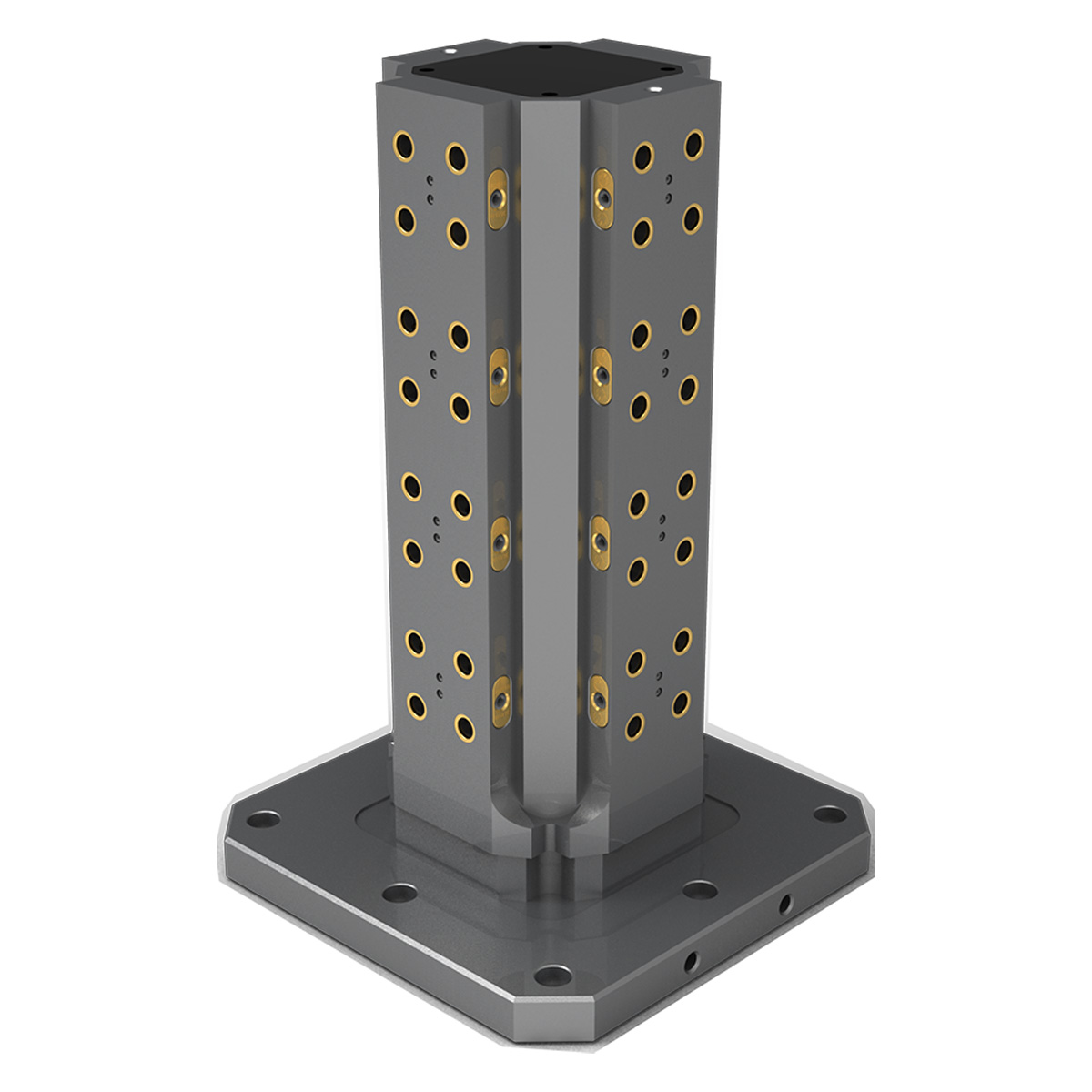 Spannturm 4-seitig Stahl bearbeitbar - 500mm
