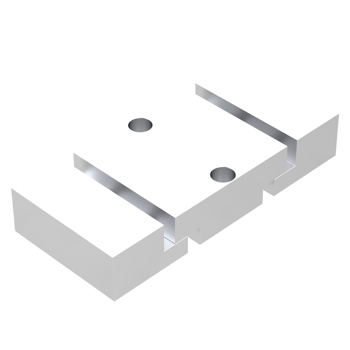 Backenrohling aus Aluminium,maschinell bearbeitbar