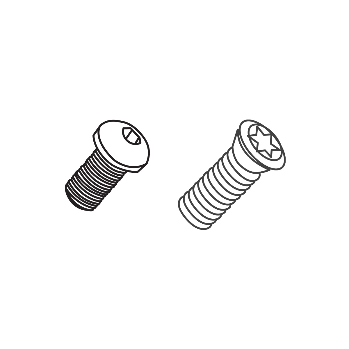 Senkkopfschraube SW 2,5