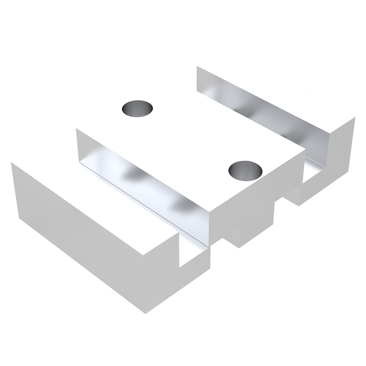 Backenrohling aus Aluminium,maschinell bearbeitbar