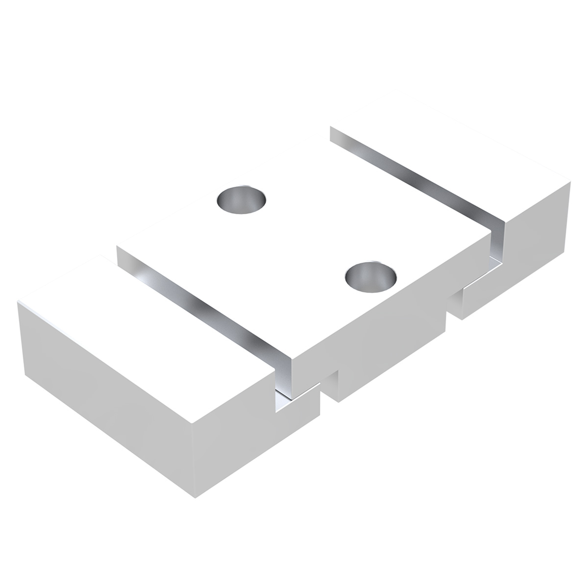 Backenrohling aus Aluminium,maschinell bearbeitbar