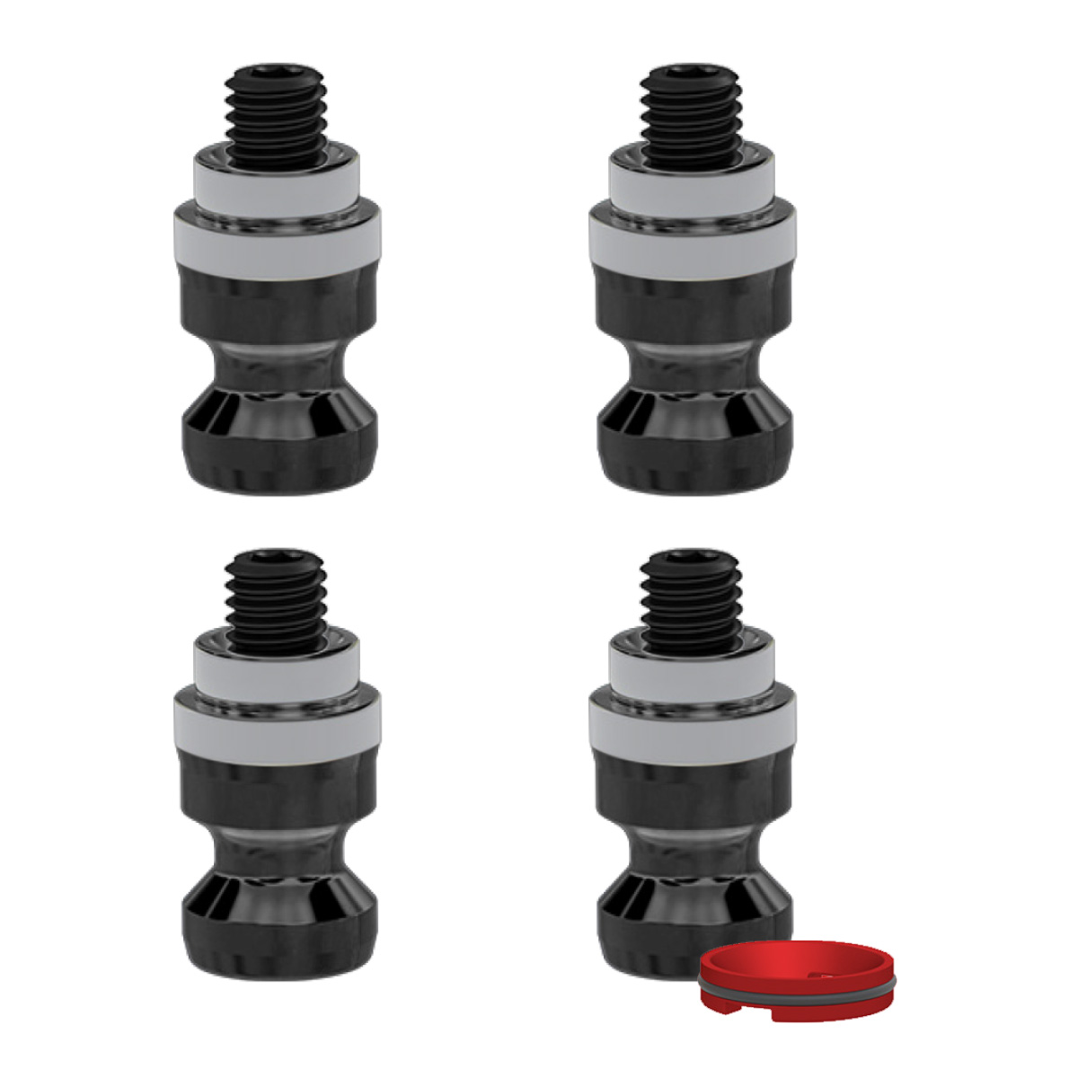 Pull-studs - Set of 4 pcs.